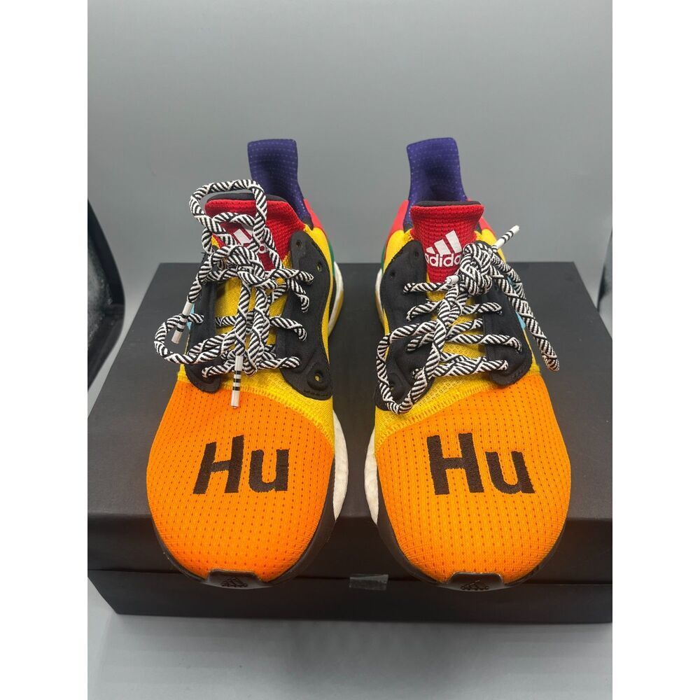 ADIDAS ATHLETIC SHOES Solar Hu Glide ST WOMEN Size 7.5 US PRIMARY COLORS ORANGE - Picture 4 of 15